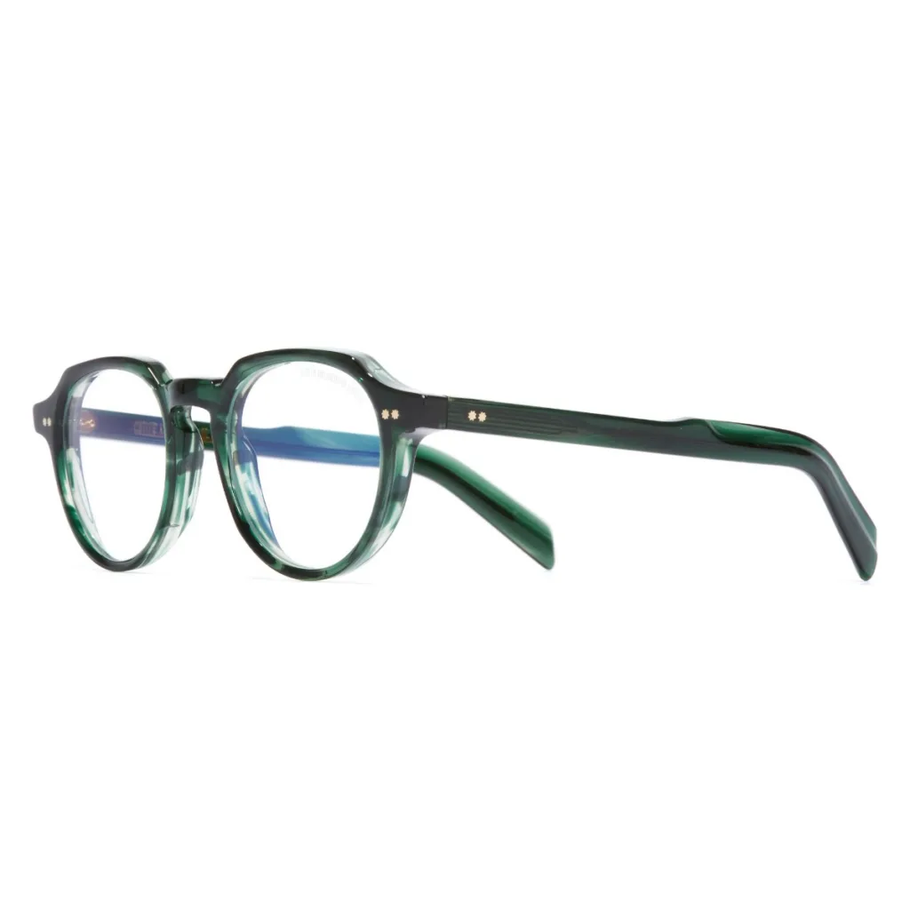 Cutler and Gross CGOP GR06 Kolor: STRIPED DARK GREEN, Kolor oprawy: Kolorowe