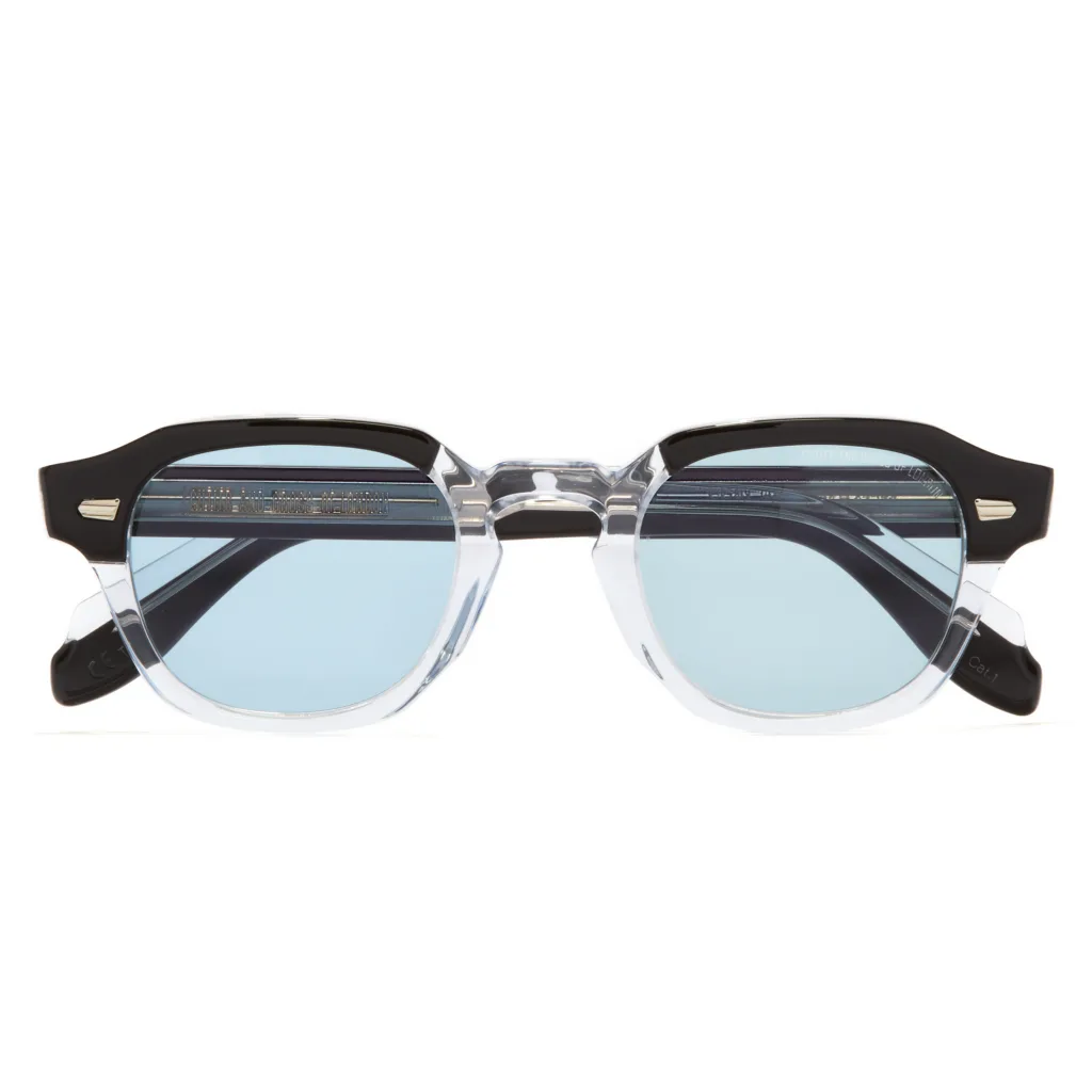 Cutler and Gross CGSN 1420 Kolor: BLACK ON CRYSTAL, Kolor oprawy: Czarny