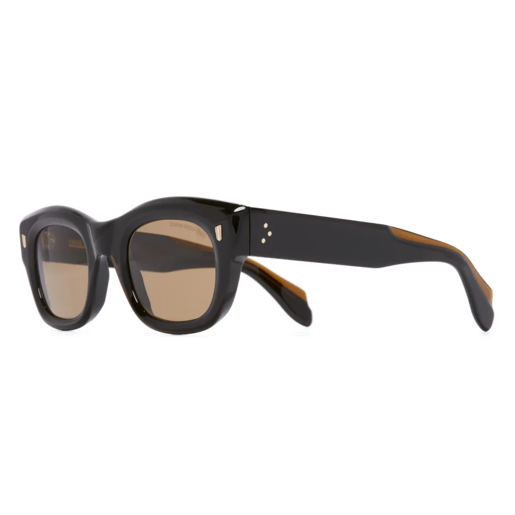 Cutler and Gross CGSN 9261 Kolor: OLIVE ON BLACK, Kolor oprawy: Czarny