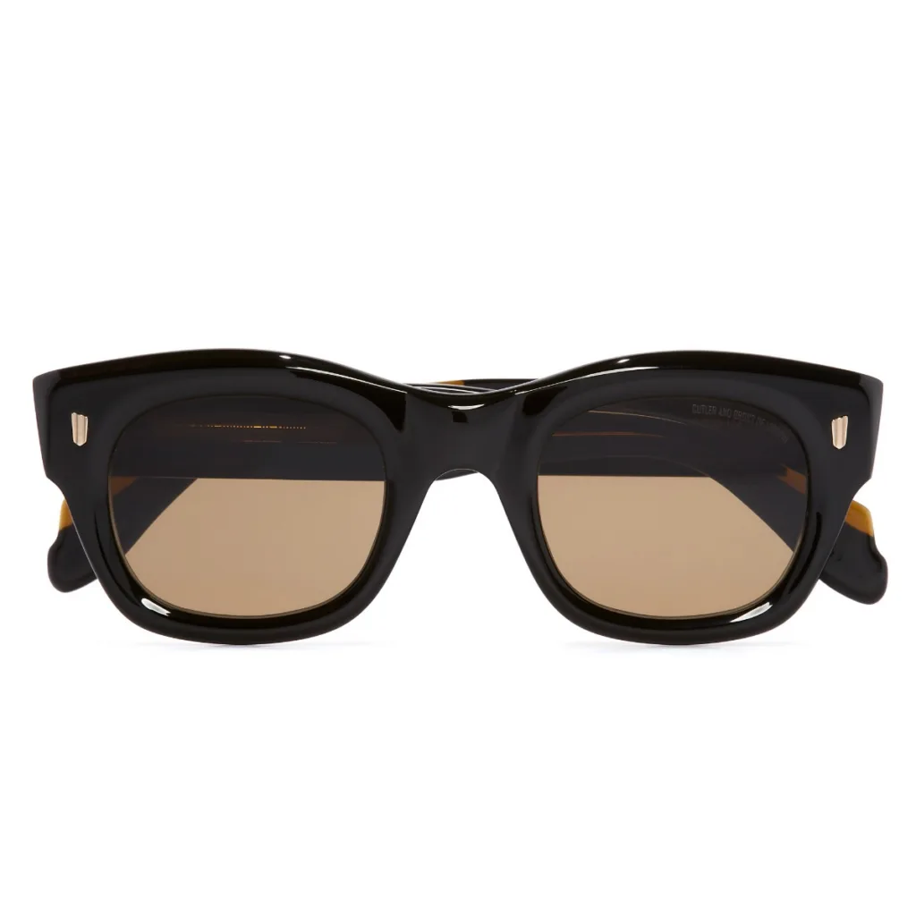 Cutler and Gross CGSN 9261 Kolor: OLIVE ON BLACK, Kolor oprawy: Czarny