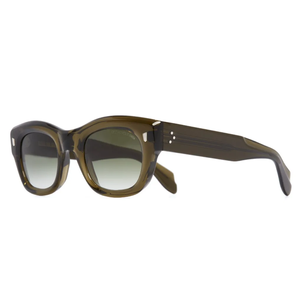 Cutler and Gross CGSN 9261 Kolor: OLIVE, Kolor oprawy: Brązowy