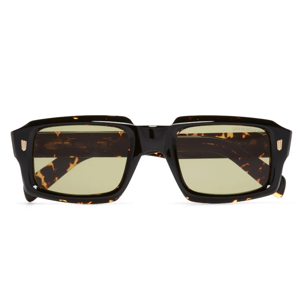 Cutler and Gross CGSN 9495 Kolor: BLACK ON HAVANA, Kolor oprawy: Czarny