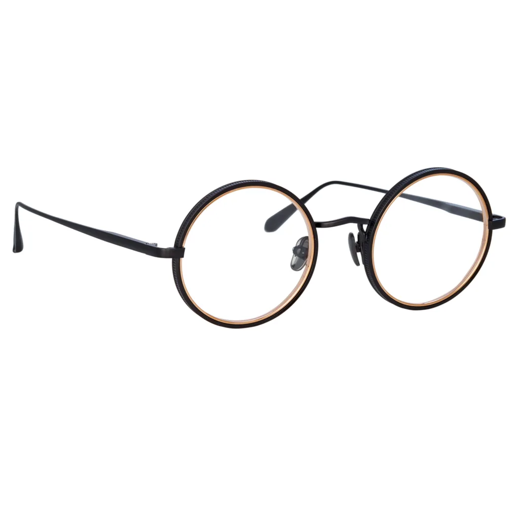 Linda Farrow CORTINA OPT LFL1388 Kolor: C3 BLACK / GOLD, Kolor oprawy: Czarny