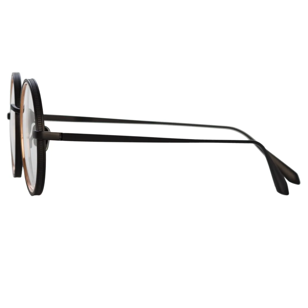 Linda Farrow CORTINA OPT LFL1388 Kolor: C3 BLACK / GOLD, Kolor oprawy: Czarny