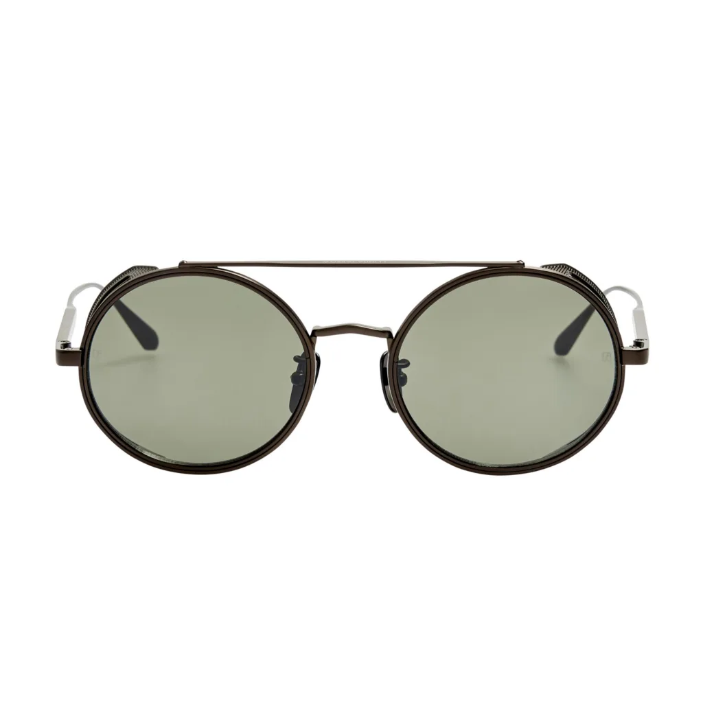Linda Farrow BARET LFL1631 Kolor: C4 MATT BLACK NICKEL, Kolor oprawy: Czarny
