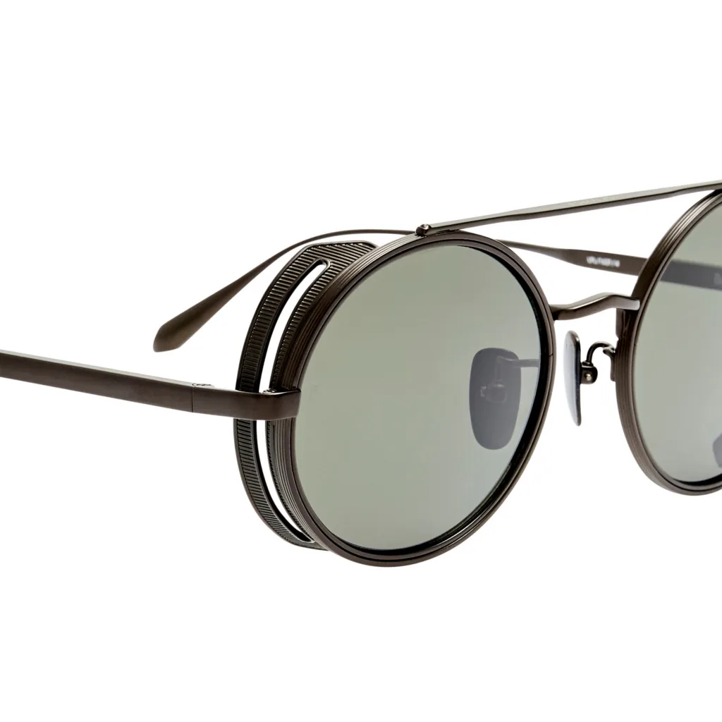 Linda Farrow BARET LFL1631 Kolor: C4 MATT BLACK NICKEL, Kolor oprawy: Czarny