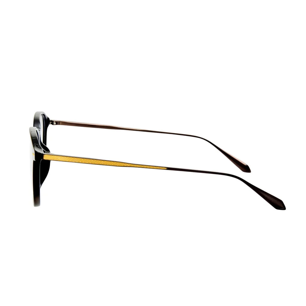 Linda Farrow STANLEY OPT LFL1641 Kolor: C4 BLACK, Kolor oprawy: Czarny