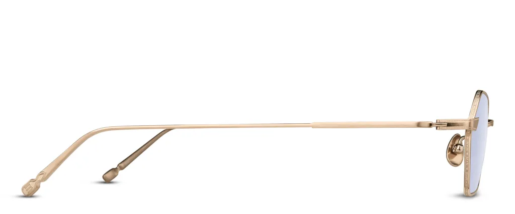 Matsuda M3138 SG.BG BRUSHED GOLD / CAFE BLUE, Złoty