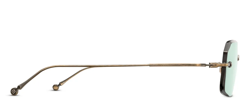 Matsuda M5004 SG.AG ANTIQUE GOLD / CAFE GREEN, Zielony