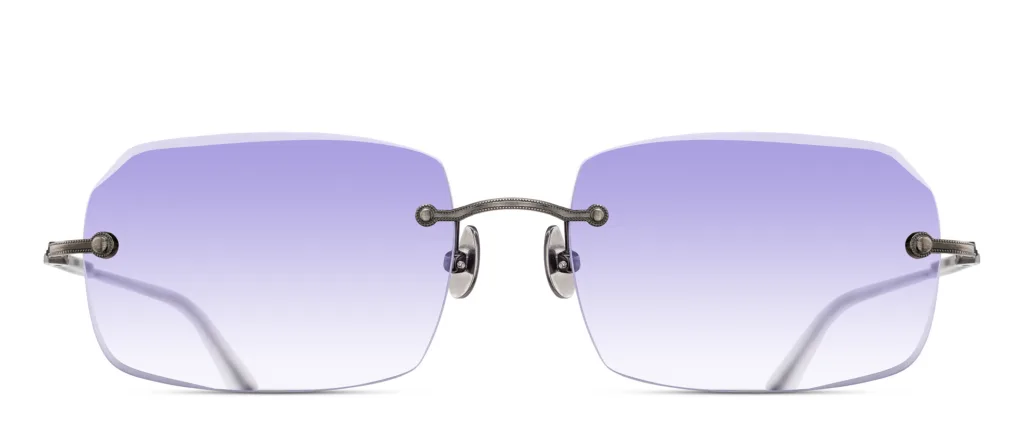 Matsuda M5004 SG.AS ANTIQUE SILVER / BLUE GRADIENT, Niebieski