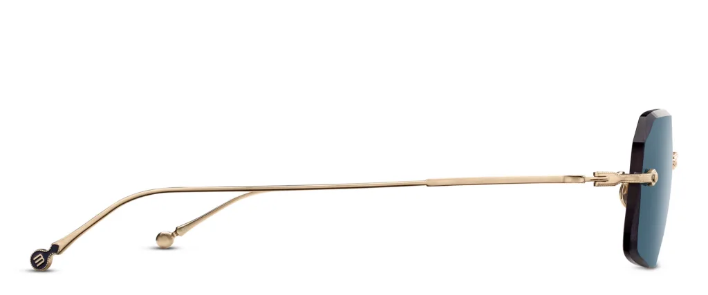 Matsuda M5004 SG.BG BRUSHED GOLD / LIGHT GREY LENSES, Złoty
