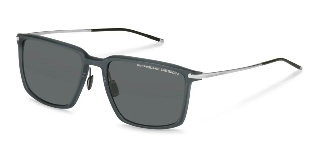 Porsche Design P'8991 Kolor: B415 BLACK & SILVER / DARK GREY, Kolor oprawy: Srebrny