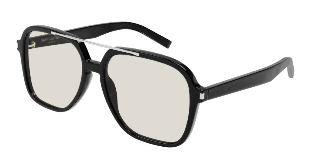 Saint Laurent SL 545 Kolor: BLACK-YELLOW, Kolor oprawy: Czarny