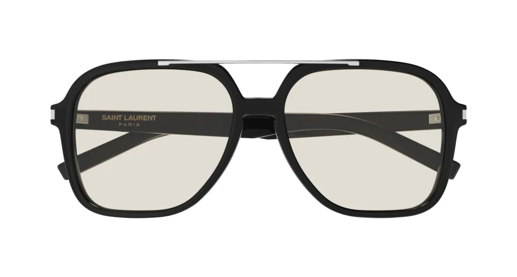 Saint Laurent SL 545 Kolor: BLACK-YELLOW, Kolor oprawy: Czarny
