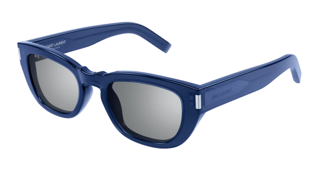 Saint Laurent SL 601 Kolor: BLUE-SILVER, Kolor oprawy: Niebieski
