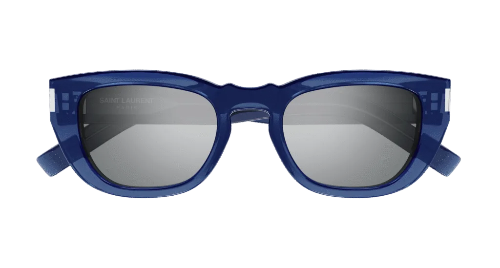 Saint Laurent SL 601 Kolor: BLUE-SILVER, Kolor oprawy: Niebieski