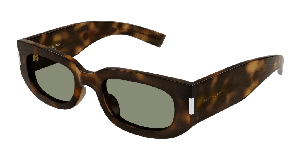Saint Laurent SL 697 Kolor: HAVANA-GREEN, Kolor oprawy: Wzór havana