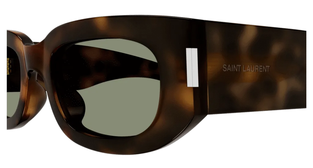 Saint Laurent SL 697 Kolor: HAVANA-GREEN, Kolor oprawy: Wzór havana