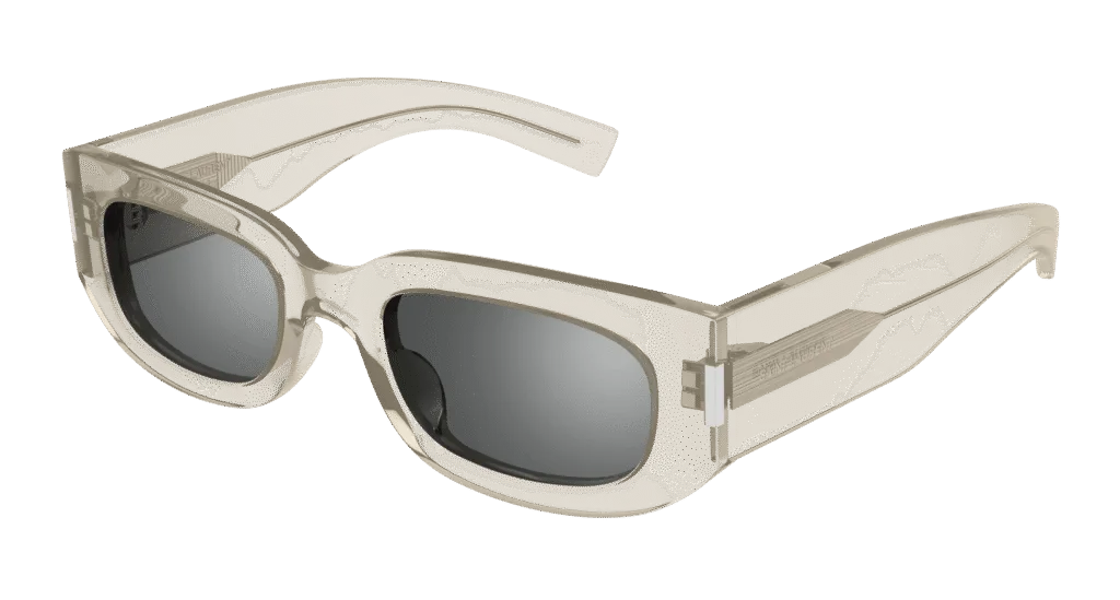 Saint Laurent SL 697 Kolor: BEIGE-GREY, Kolor oprawy: Beżowy
