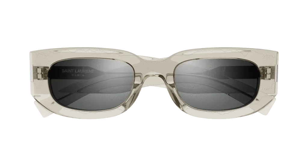Saint Laurent SL 697 Kolor: BEIGE-GREY, Kolor oprawy: Beżowy