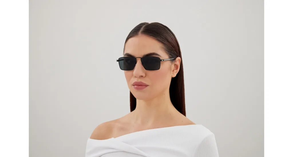 Saint Laurent SL 700 Kolor: BLACK-CRYSTAL-BLACK, Kolor oprawy: Czarny
