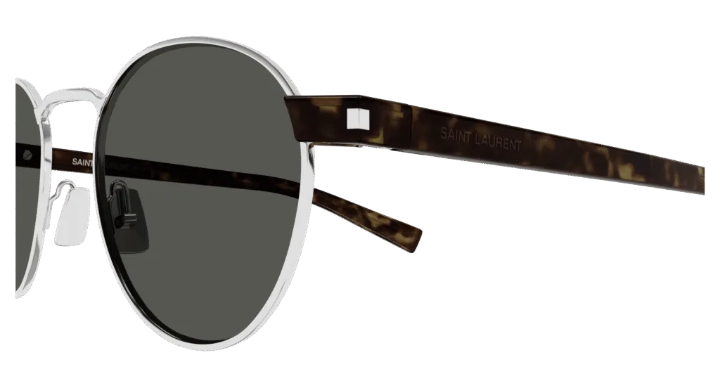 Saint Laurent SL 707 Kolor: SILVER-HAVANA-GREY, Kolor oprawy: Srebrny