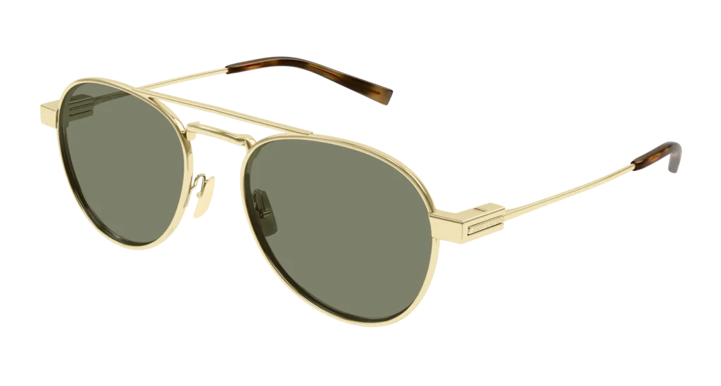 Saint Laurent SL 708 Kolor: GOLD-GREEN, Kolor oprawy: Złoty