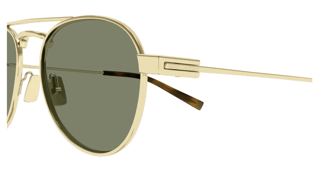 Saint Laurent SL 708 Kolor: GOLD-GREEN, Kolor oprawy: Złoty