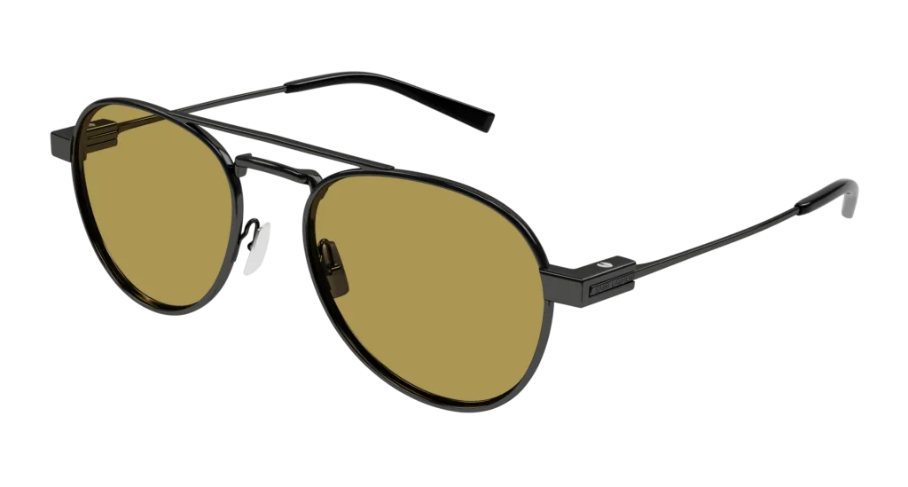 Saint Laurent SL 708 Kolor: GUNMETAL-BROWN, Kolor oprawy: Szary