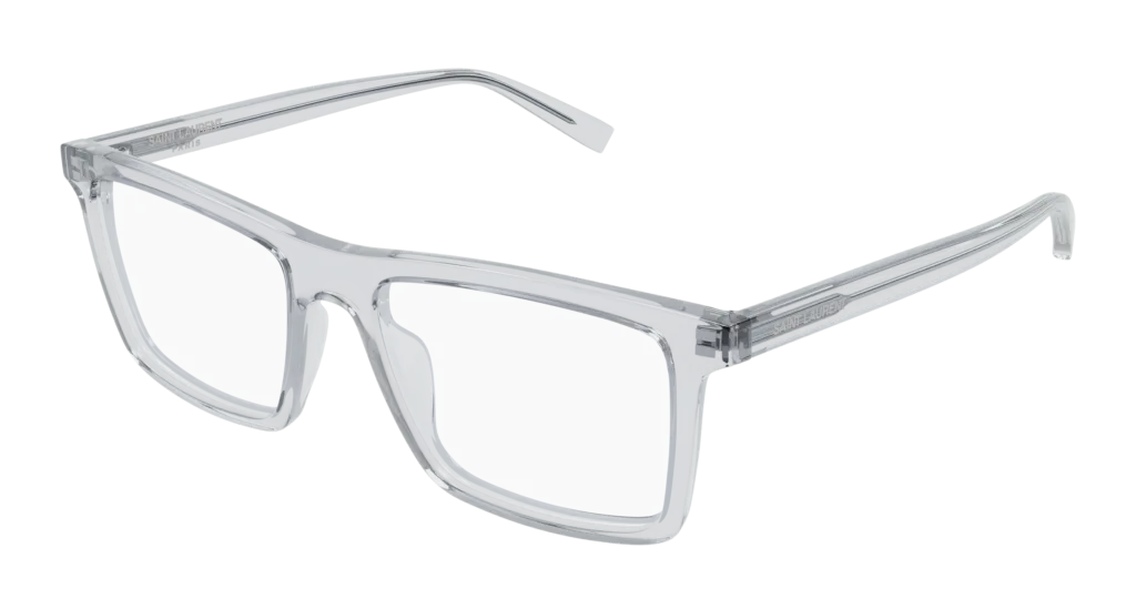 Saint Laurent SL 906 Kolor: GREY-TRANSPARENT, Kolor oprawy: Transparentny