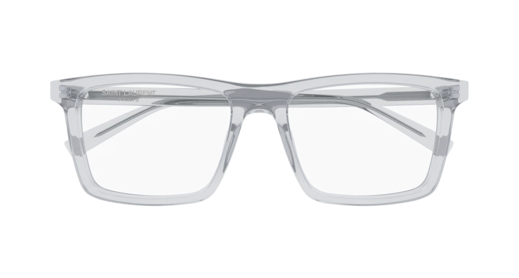 Saint Laurent SL 906 Kolor: GREY-TRANSPARENT, Kolor oprawy: Transparentny