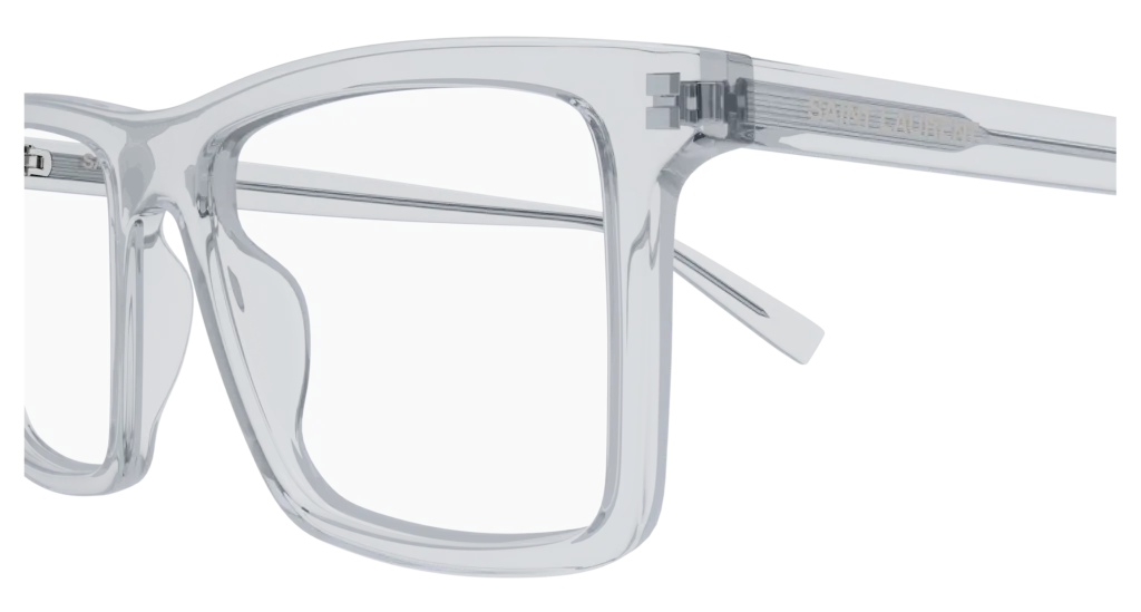 Saint Laurent SL 906 Kolor: GREY-TRANSPARENT, Kolor oprawy: Transparentny