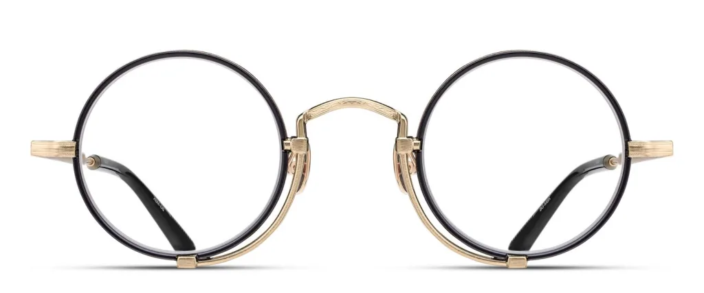 Matsuda M10103H BG-MBK BRUSHED GOLD / MATTE BLACK, Złoty