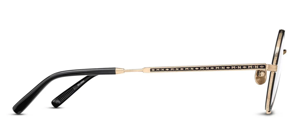 Matsuda M10103H BG-MBK BRUSHED GOLD / MATTE BLACK, Złoty